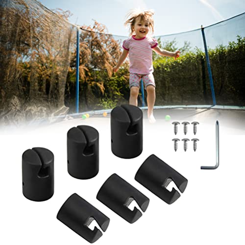 Alomejor 32mm Trampoline Pole Caps, Plastic Trampoline Pole for Flat Steel Sheet Top System4