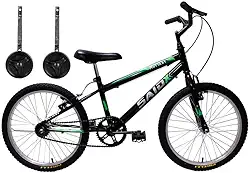 Bicicleta Aro 20 Infantil Masculina Freios V Brake Com Rodinhas