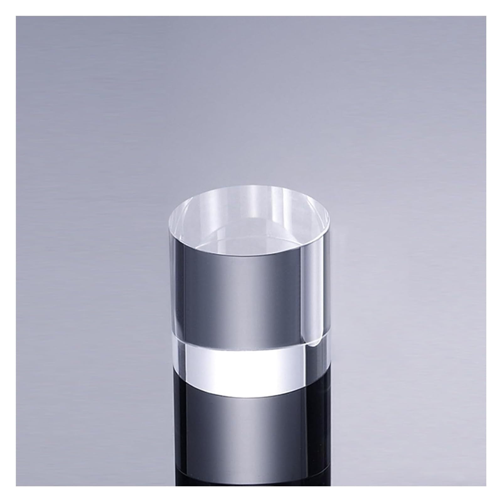 LQZAXSRDR Clear Acrylic Display Block, Acrylic Display Block Solid Cube Cylinder Stand 3-20cm(5cm)