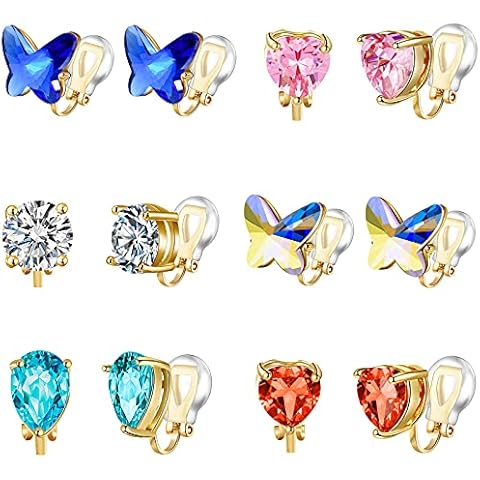 SYNLIN Clip on Earrings Set Cover