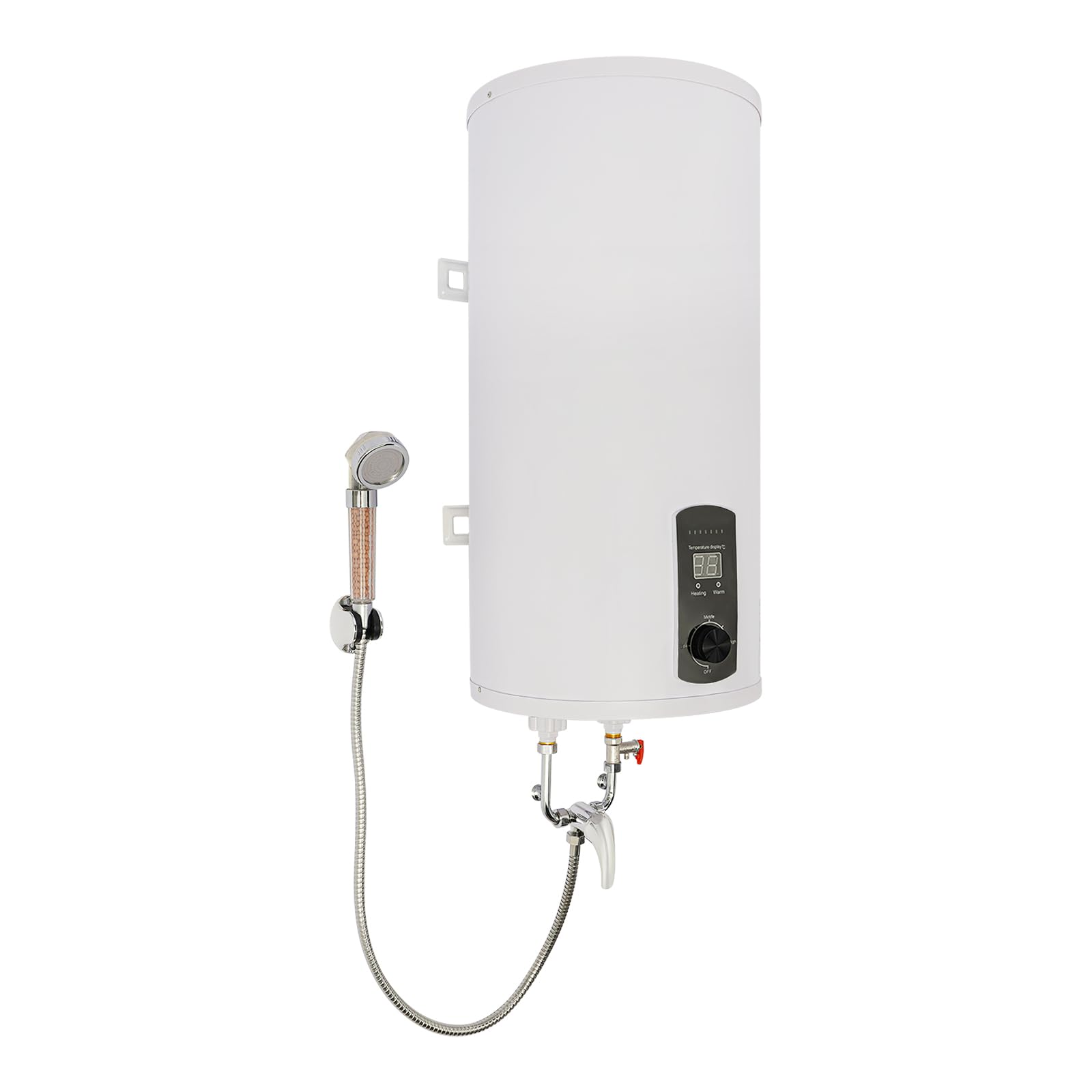 Scaldabagno elettrico 2000 W, in acciaio inox, 80 l
