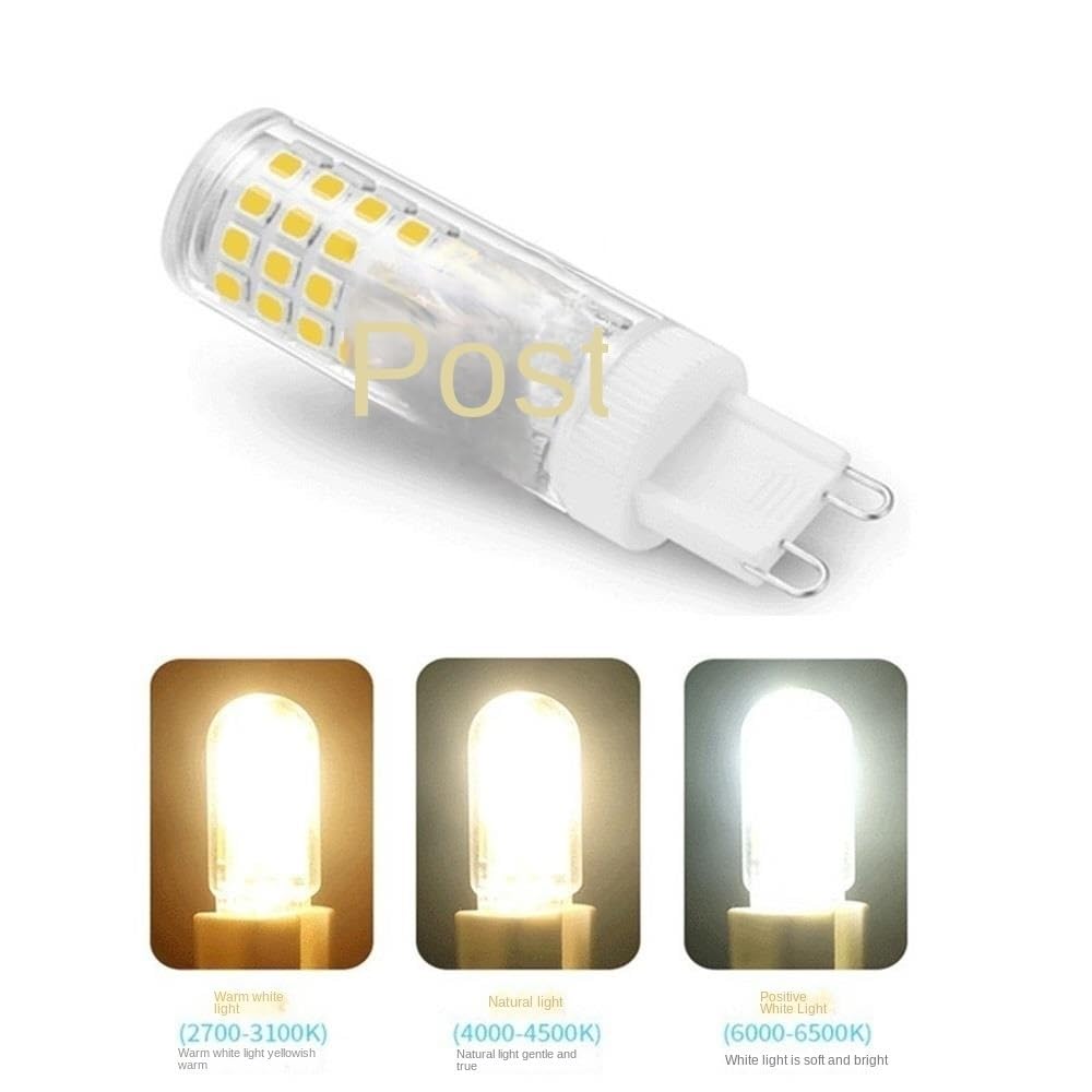 RZL Lighting, Confezione da 20 lampadine a LED a mais G4/G9/E12/E14 AC220V 88LED 2835SMD dimmerabili 8W piccole lampadine in ceramica(Blanc,G4)