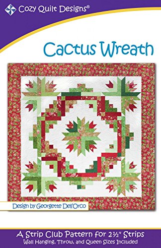 Cozy Strip Club: Cactus Wreath Quilt Pattern