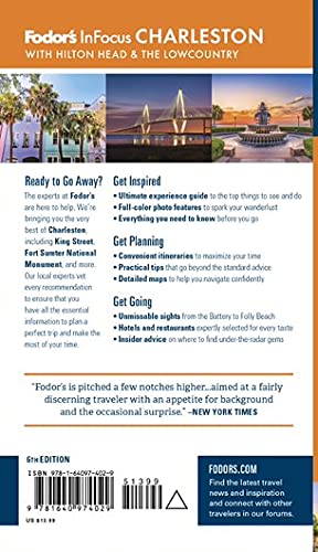 Fodor's Infocus Charleston: With Hilton Head & The Lowcountry (Full-Color Travel Guide) #TOP1
