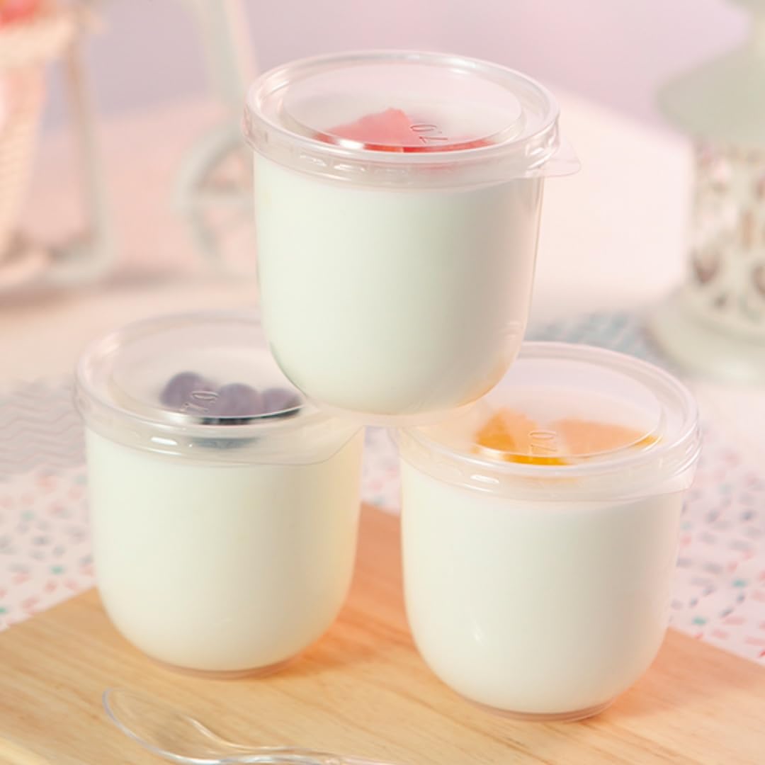 Amazon | Akasooda デザートカップ 50個 蓋付き プラスチックカップ