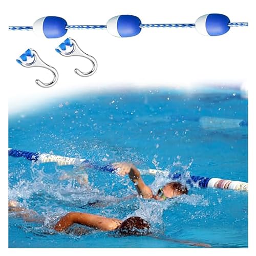 Professional Swimming Pool Safety Rope, 36ft Lane Divider with Buoys,