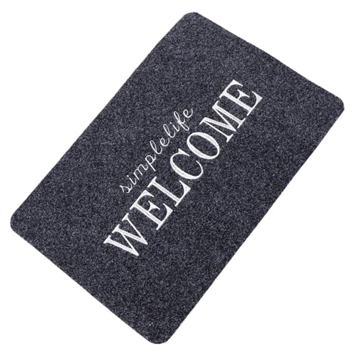 Hemobllo Alfombrilla Antideslizante para Entrada Tapete Absorbente y Raspador de Barro Alfombra Suelo Interior Resistente y Fácil Limpieza para Pasillo y Sala