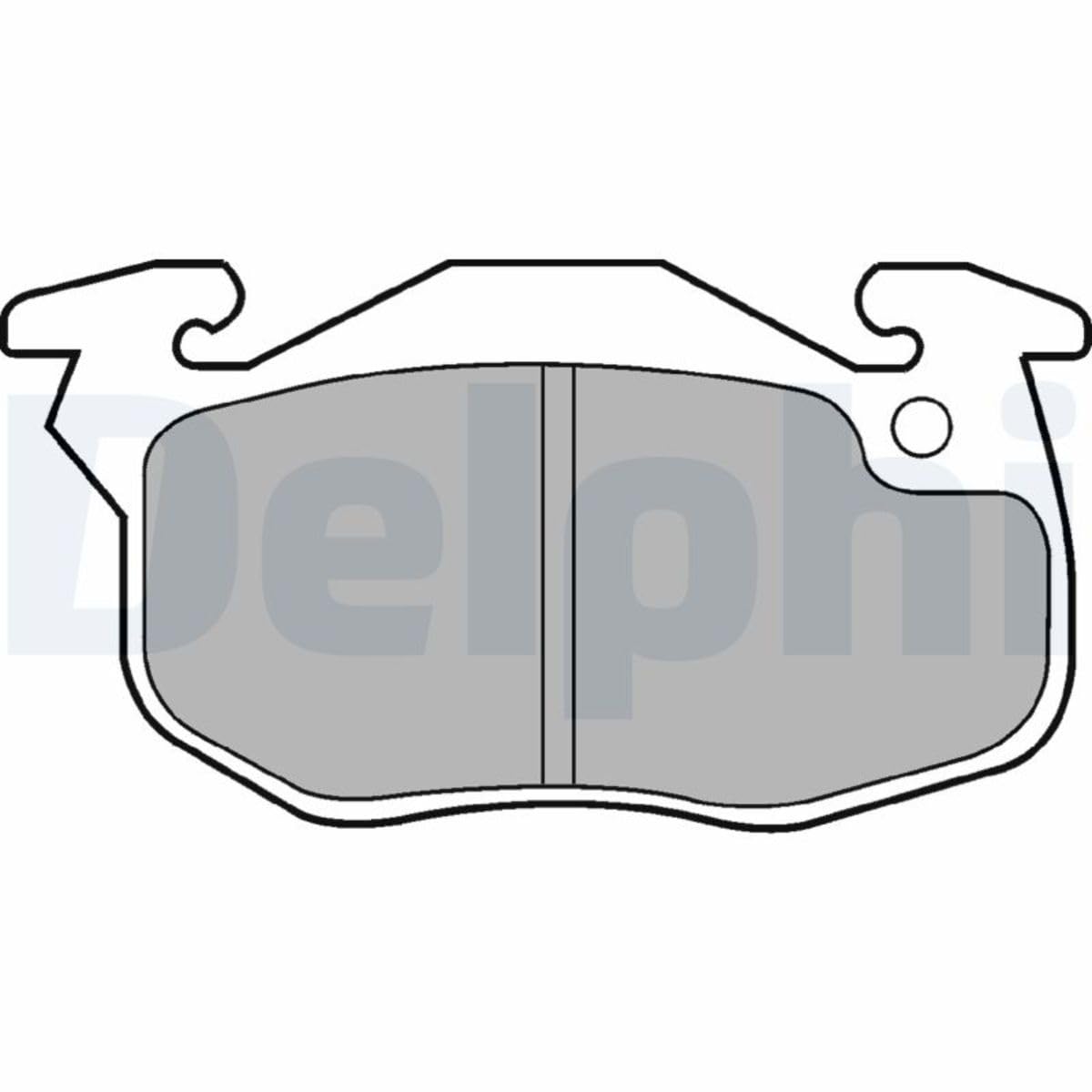 LP1514 DELPHI 23130 Kit pastiglie freni Con contatto segnalazione usura | AUTODOC prezzo e recensioni