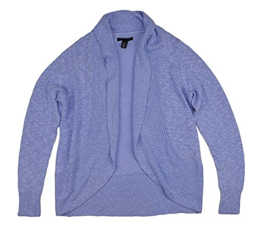 Kenneth Cole New York Womens Open Front Shawl Iris/Purple (Medium)