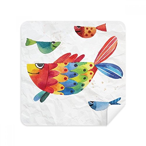 Tissu téléphone coloré poisson pour nettoyer vos écrans