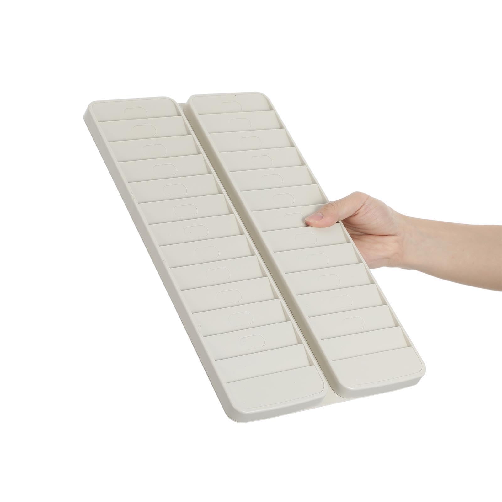 LIFKOME Tarjetero de Pared con 24 Compartimentos, Plástico Beige