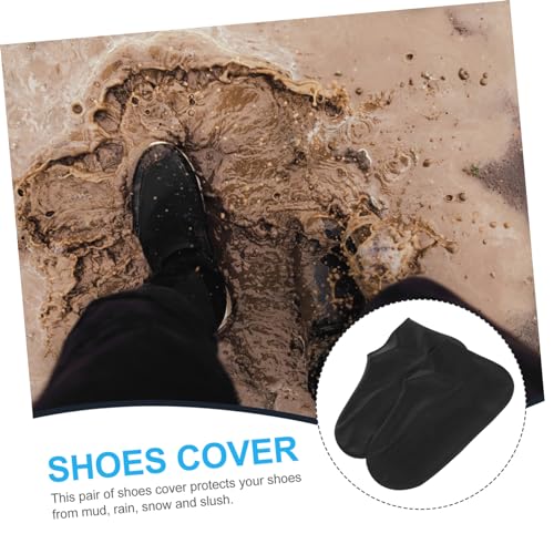 Fundas impermeables para zapatos para hombre, fundas de silicona para actividades al aire libre, playa, campamento y viajes miniatura 7