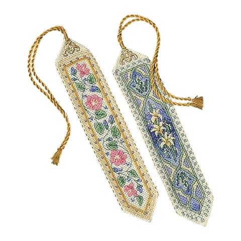Dimensions Gold Collection Counted Cross Stitch Bookmark Craft Kit, 2 pc Cover