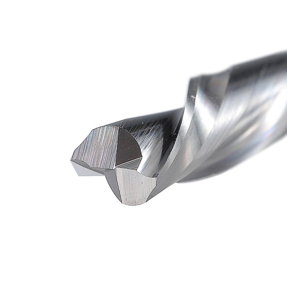 Zweischneidiger Hartmetall-Spiralfräser 3,175 Mm 6,35, CNC-Kompressionsholz-Schaftfräser-Bits 1 Stück(5pcsp-3.175-d6.35-d)
