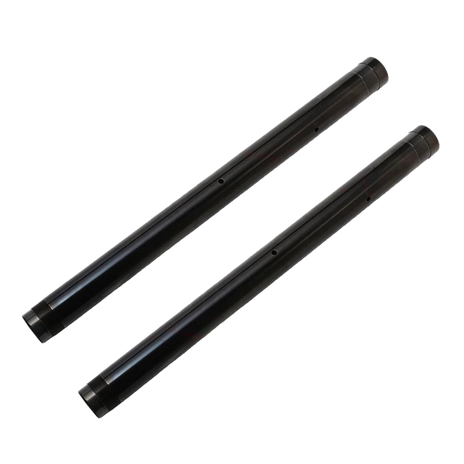 Woodey Black Front Fork Inner Tubes Pipes Pair For Kawasaki Z800 2013-2016 2014 2015 44013-0196 44013-0236 41X525mm Gold Shock Bars