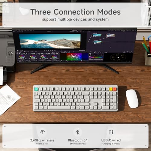 Clavier mécanique sans fil NuPhy Node100 hot-swap à rétroéclairage RVB - 2
