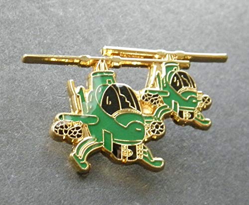 US Army Cobra AH-1 Attack Helicopter Aircraft Choppers PIN Badge 1.5 INCHES by SFI