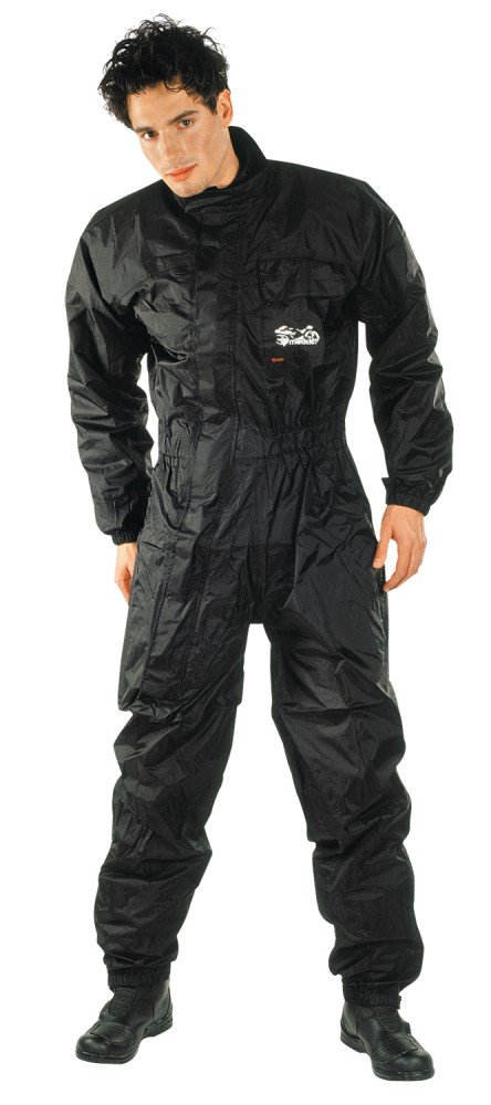 Modeka Black Rain Regenkombi 1 Teiler | Wetterfester Fahrkomfort