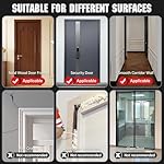 leikefitness Pull-Up Bar For Door Frame Chin Up Bar Upper Body Workout Adjustable Portable Training Pull-Up Bars Bars without Screw - Adjustable Width Locking Mechanism - Image 3