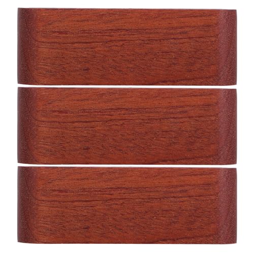 OUNONA 3個 ウッド製名片座 卓上用コンパクト名刺スタンド オフィス受付 デスク整理にな木製カードホルダー