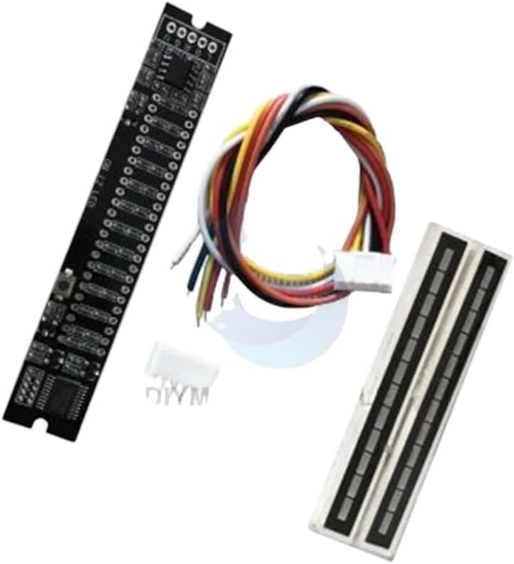 Mini Dual 12-Bit LED Music Level Indicator Module Adjustable Light Speed VU Tracker Meter Stereo Amplifer Board with AGC Mode DIY Kit New 2026 Electronic & Accessories