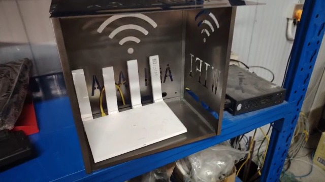 Image of Large WiFi Router Cover Shielding E m f Blocker for WiFi Router Box E m f Faraday Cage e M f Blocker for Home E m f Shield Large Faraday Bags EMP Proof Blocks 5G About 90% E mf Protection