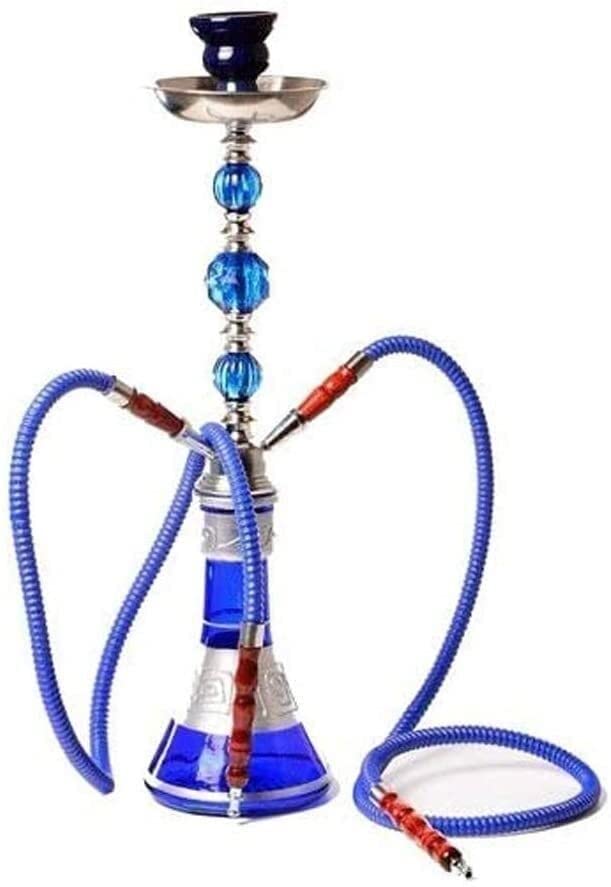 LSZ Shisha-Set Acrylhaare Set Huka Shisha Set mit 2 Schlauch, Geschenk for Freunde, Bar Mode-Party Shisha-Set – Bild 4