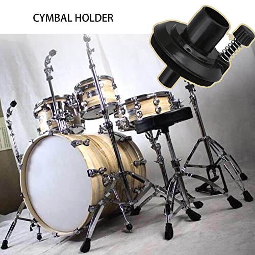 Xstyle Hi-Hat Cymbal Stand Holder, 22Mm Black Rubber Hi-Hat Support For Drum Set Accessories #TOP3