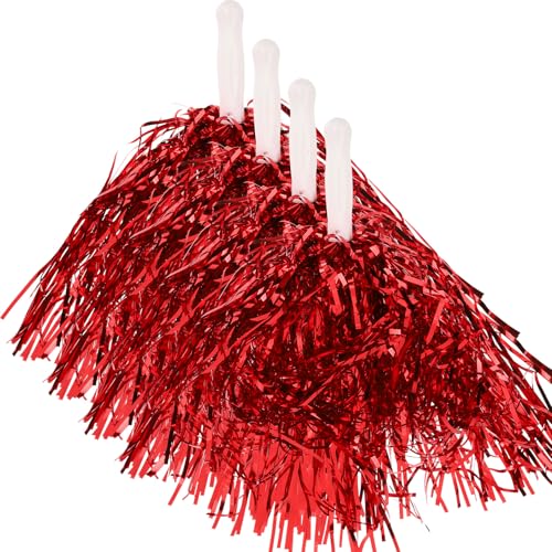 Pompons de cheerleading brillants SUPVOX (24 pcs) pour danse et sport