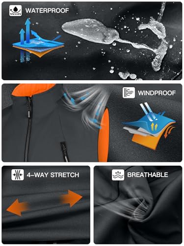 FREE SOLDIER Men's Lightweight Golf Vest Outerwear Windproof Reversible Sleeveless Softshell Jacket Running Vest4