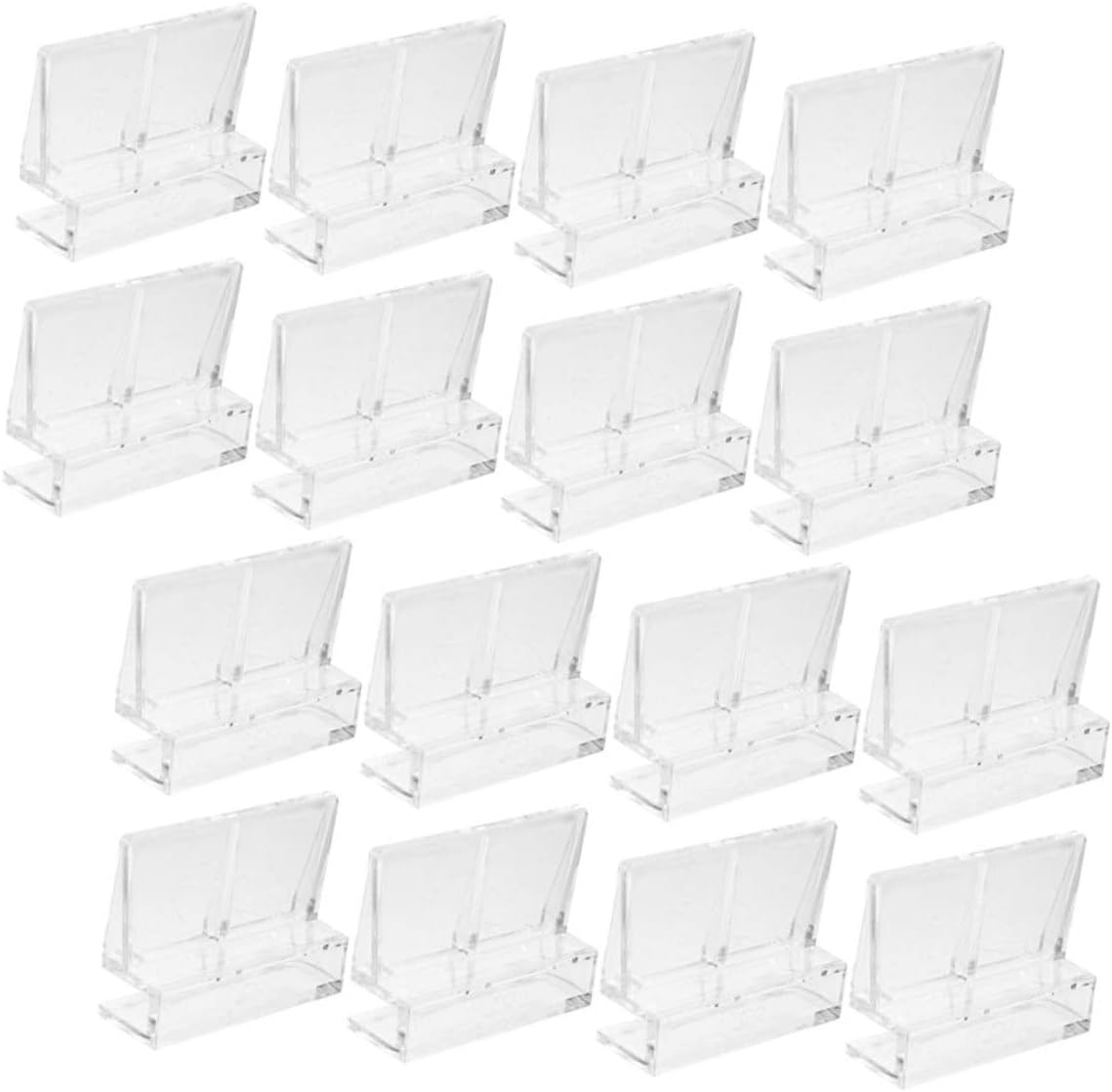 Ipetboom 32pcs Aquarium Lid Support Clips Sturdy Fish Tank Holder Clamps for Glass Easy Installation Design for Secure Lid Support Aquariums