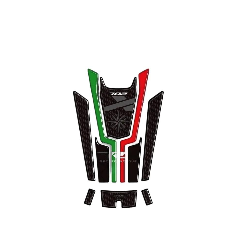 Pad autocollant réservoir Benelli TRK702X idéal pour le roadtrip