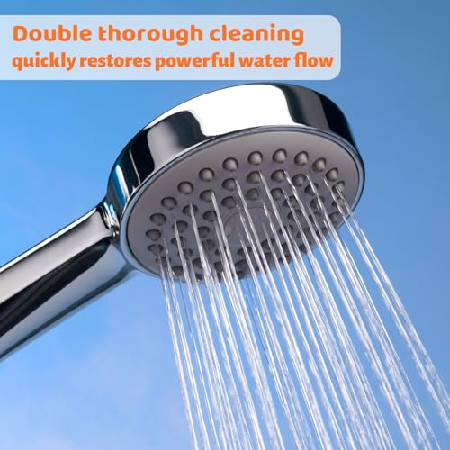Image of 30 PCS Shower Head Cleaning Brush, Crevice Tiny Brush for Small Holes Cleaner Brush to Tackle Stubborn Mineral Buildups Anti Clogging Cleaner Brushes for Small Hole Gap Nozzle Jewelry, Orange