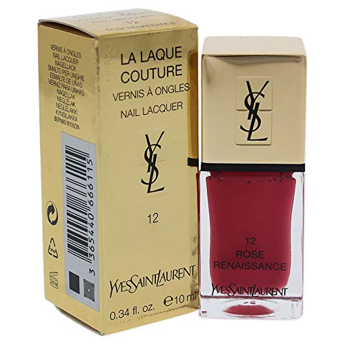 10 gr Yves Saint Laurent La Laque Couture, 12 Rose Renaissance, Donna, 10 gr