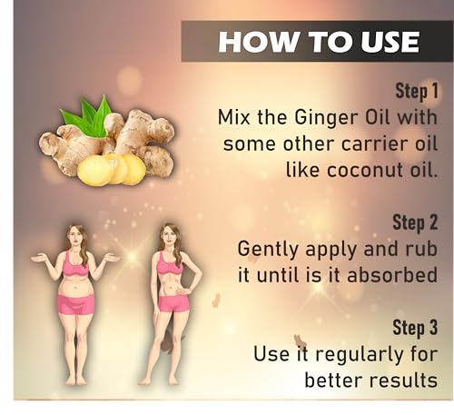 Image of Drontika Bioleaf Botanicals Ginger Oil For Weight Loss Belly Fat, Fat Loss Oil 30 ml.