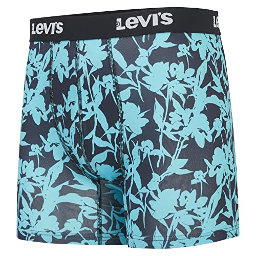 Levi'S Mens Underwear Microfiber Boxer Brief For Men Ultra Soft 4 Pack Floral M thumb #1