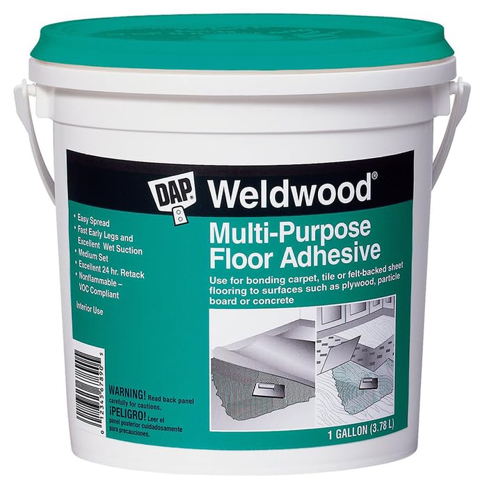 4-Pack of 1 gal DAP 00142 Weldwood Multi-Purpose Floor Adhesive