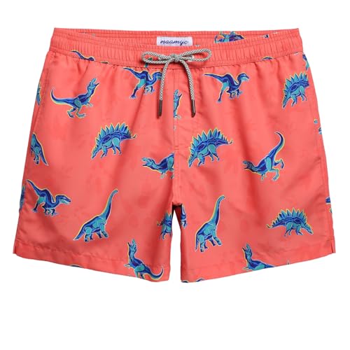 Image of maamgic Mens Swim Trunks 5 Inch with Mesh Liner Breathable for Beach