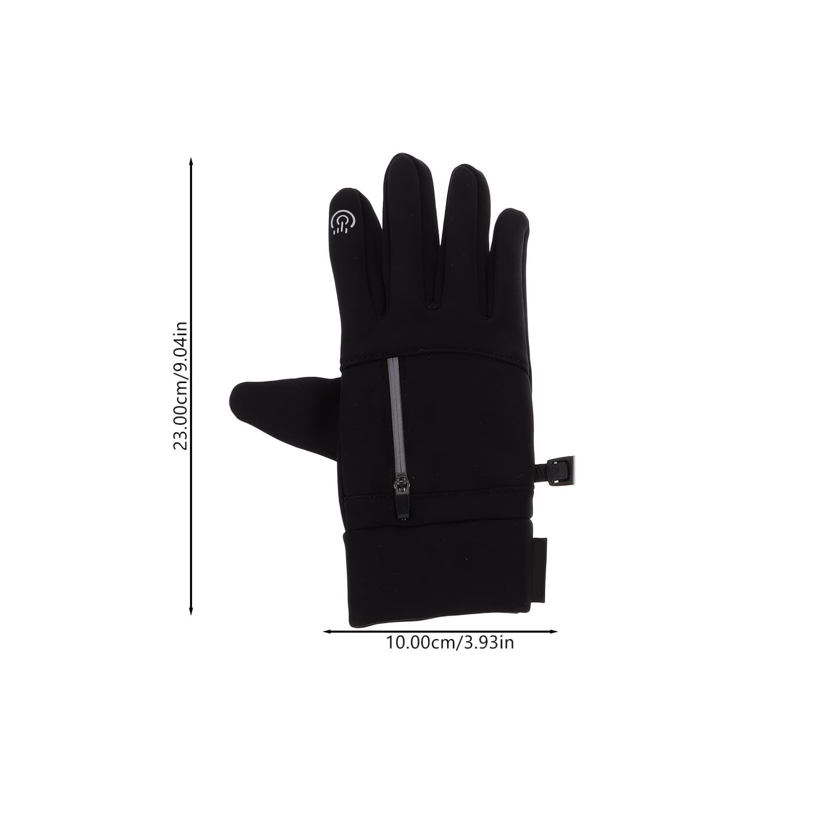BESPORTBLE Guanti Antivento Guanti Da Guanti Da Lavoro Mens Guanti Guanti Senza Dita Guanti Touch Screen Mens Guanti Da Sci Guanti Guanti Da Ciclismo Guanti Da Nero Panno Per
