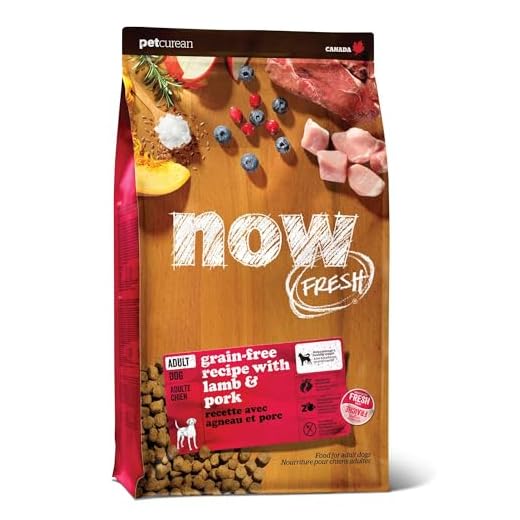 Now Fresh Adult Dry Dog Food, Lamb and Pork Recipe, Grain-Free, Chicken-Free, 3.5 lbs