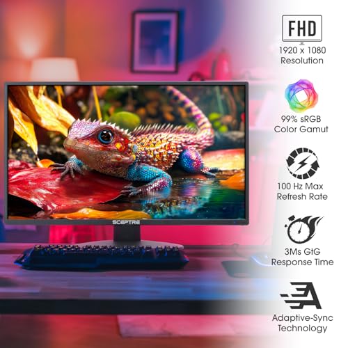 Sceptre New 22 Inch FHD LED Monitor 75Hz 2X, photo 3 of 4