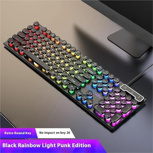 Teclado mecánico YCMGBH retroiluminado USB miniatura 2