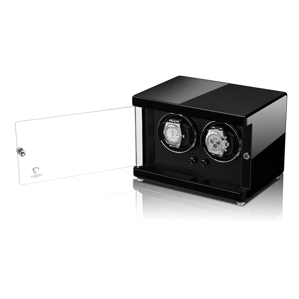 MODALO Uhrenbeweger (Watch Winder) Ambiente MV4 für 2 Uhren Carbon Design…