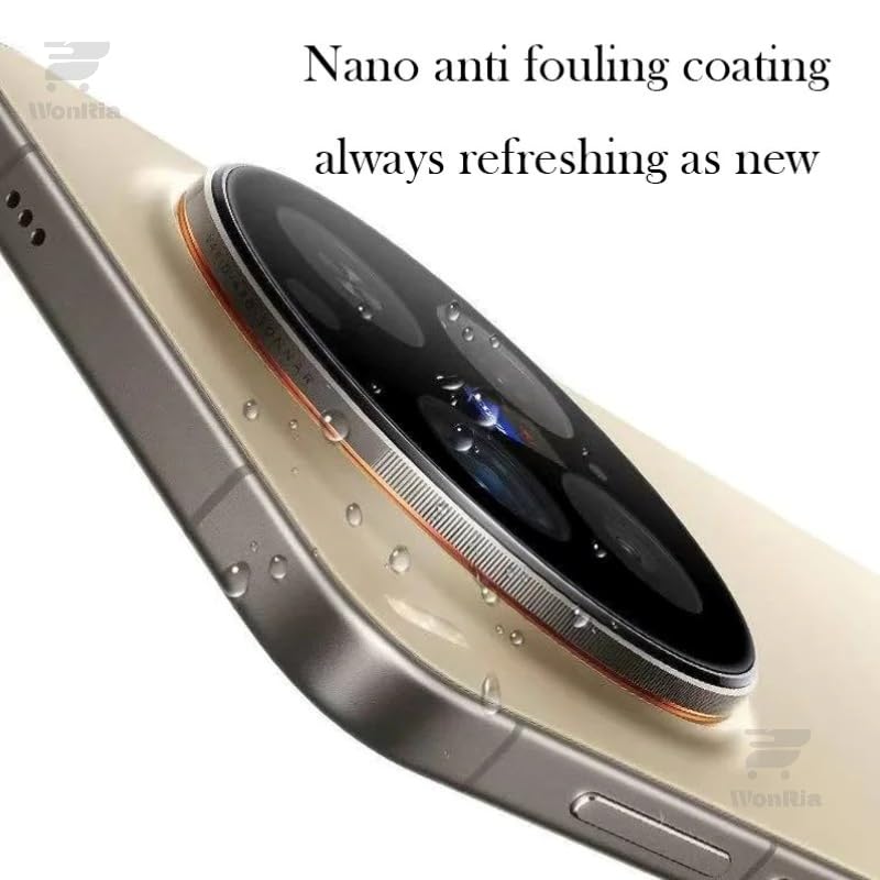 Image of WonRia Pack 1- Back Camera Lens Protector for Vivo X300 Pro 5G Camera Glass Protector Guard [3D Premium] - Black