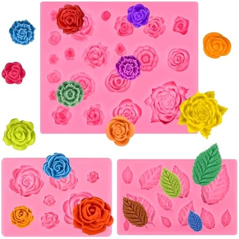 Actvty Rose Flower Silicone Mold Set Cover