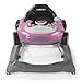 Storkcraft Mini-Speedster Activity Walker Pink Interactive Walker with Realistic Driving Experience, Adjustable Seat Pad, Folds for Easy Storage