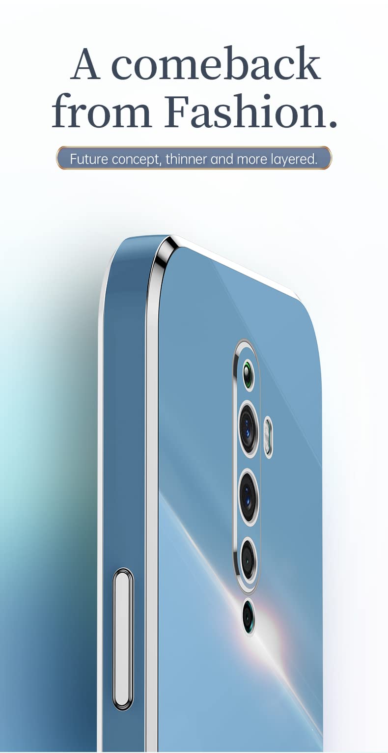 HAOYE Custodia per Oppo Reno 2Z (Reno2 Z) Cover, Silicone Carcasa