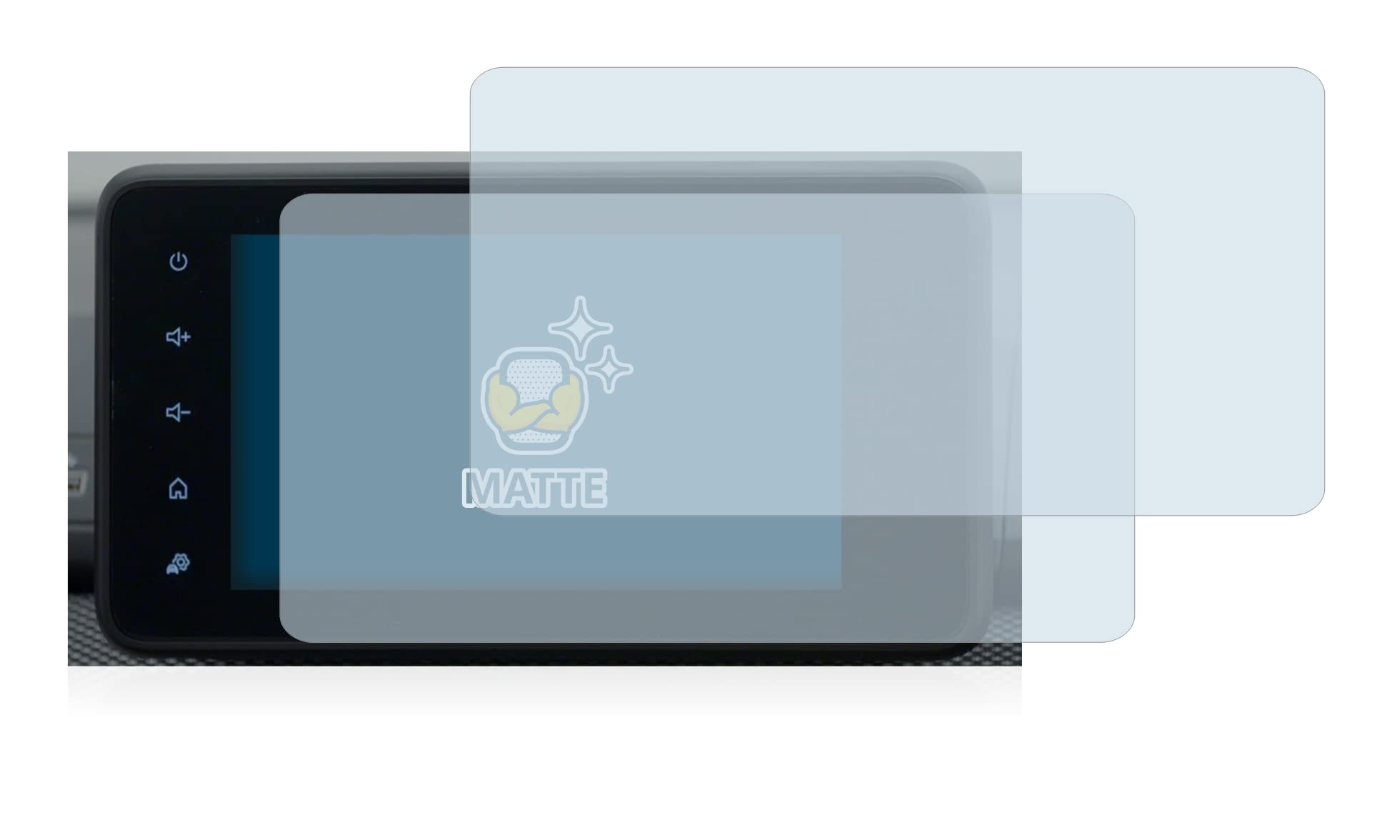 brotect Pellicola Protettiva Opaca per Dacia Sandero 2021-2025 Media Display 8" Anti-Riflesso (2 Pezzi)
