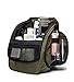 NeatPack Compact Hanging Toiletry Bag and Organizer, Water Resistant with Mesh Pockets (Forest)