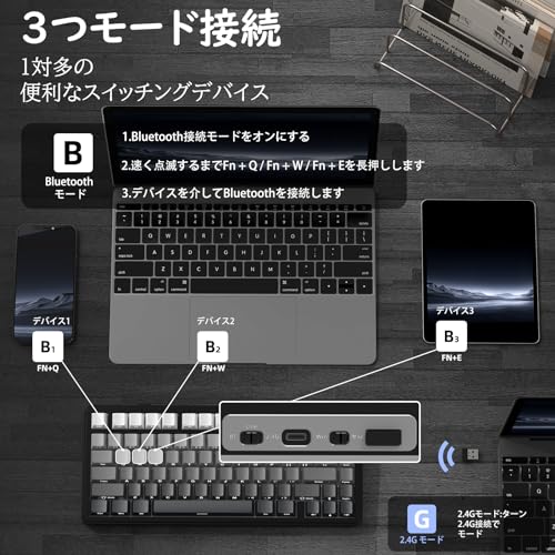 ATTACK SHARK X85メカニカルキーボード の商品画像 2